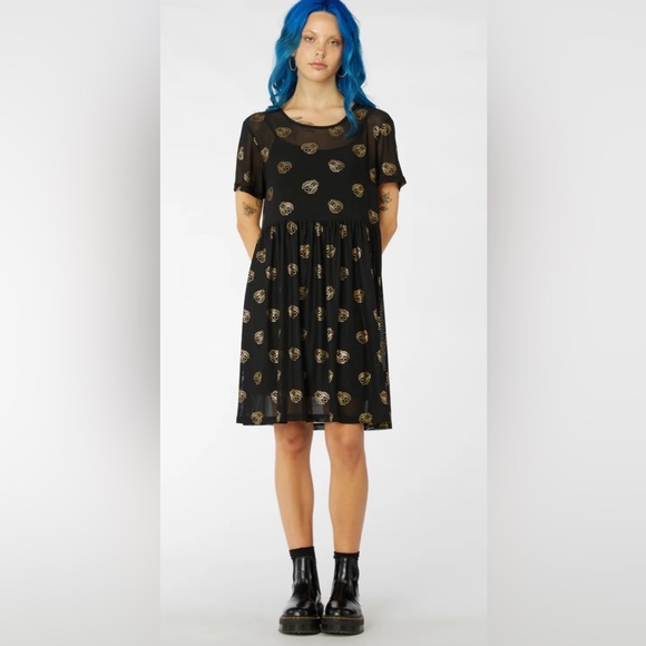 NWT Black Friday Seal of Approval Bug Print 2 Piece Dress - Picture 1 of 16